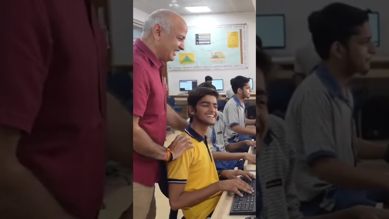 #manishsisodia #delhigovernment #school #students #aap
