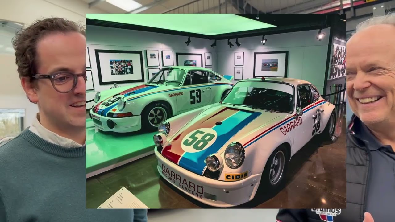 Porsche 911 RSR Brumos Racing #95 on European roads in winter