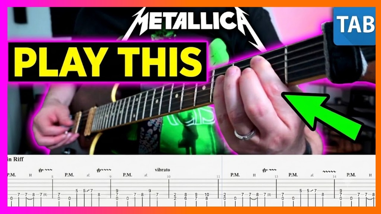 Metallica, Wherever I May Roam | James Hetfield's Guitar Parts | Tabs | Lesson | Cover | Tutorial