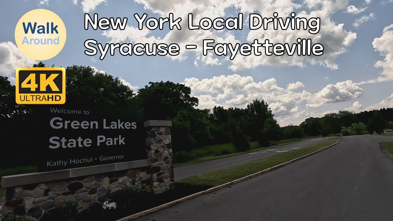 【4K60】 New York Local Driving: Syracuse - Fayetteville