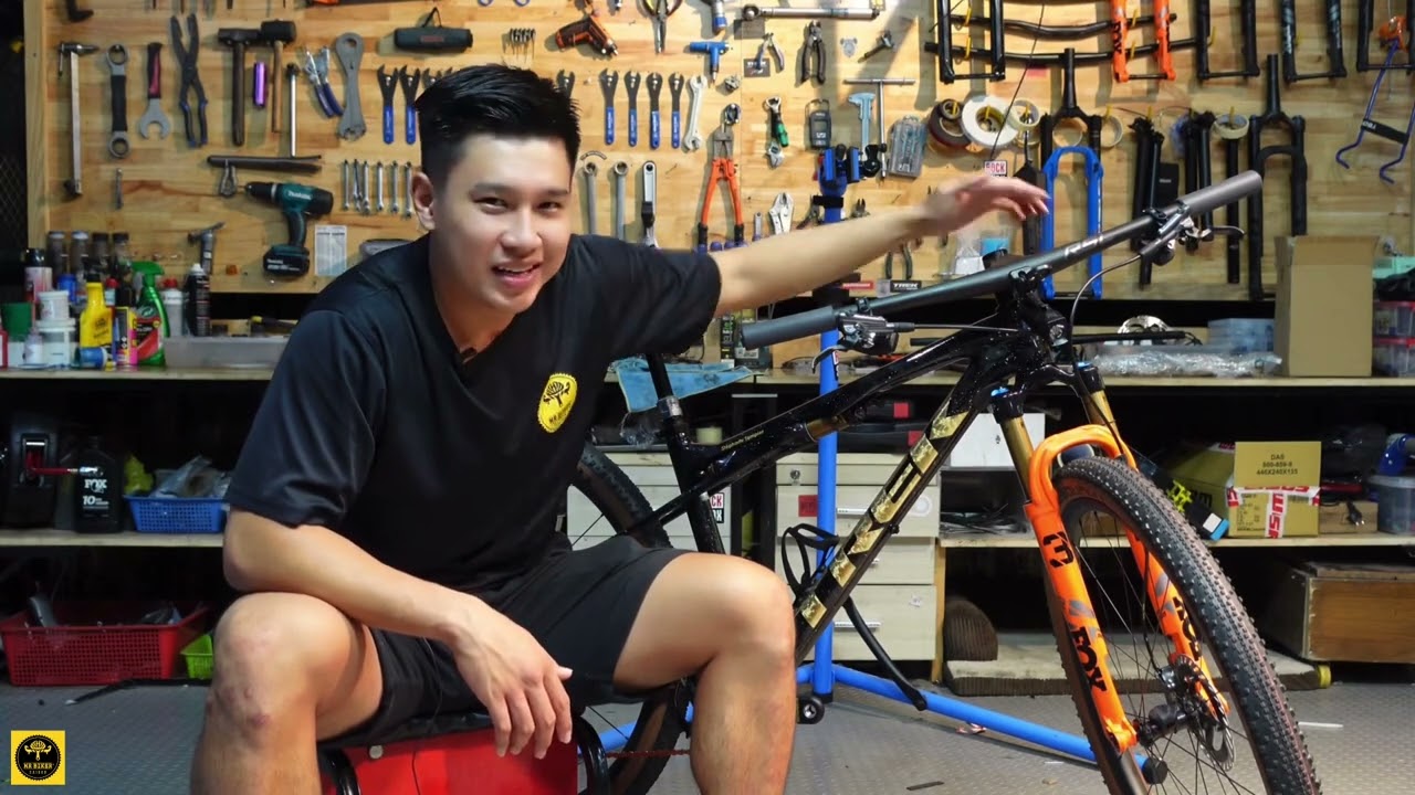 TREK SUPERCALIBER PROJECT ONE | SWEET GOLD LEAF | CUSTOM BUILT BY MR BIKER SAIGON