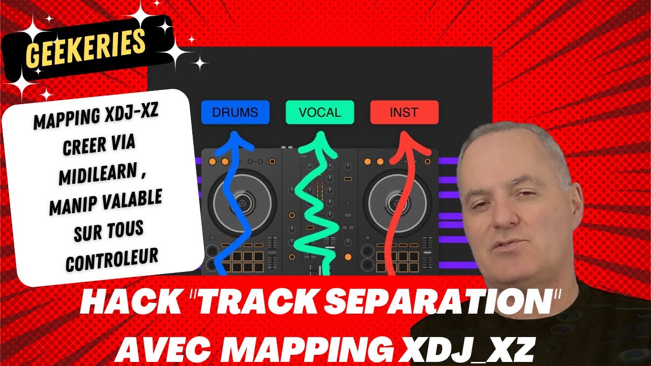 HACK TRACK SEPARATION SANS PAD EDITOR MANIP AVEC MIDILEARN (valable sur tous contrôleur)_Video 187