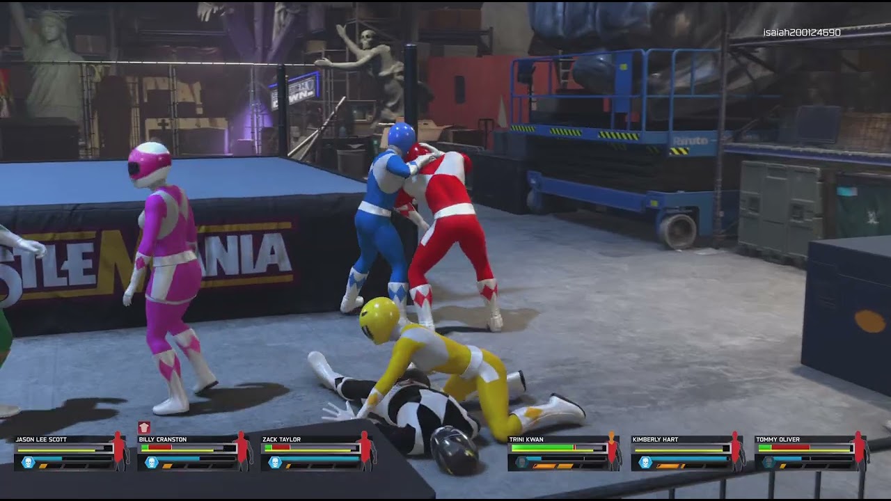 WWE 2K25: Mighty Morphin Battle at the WWE Archives