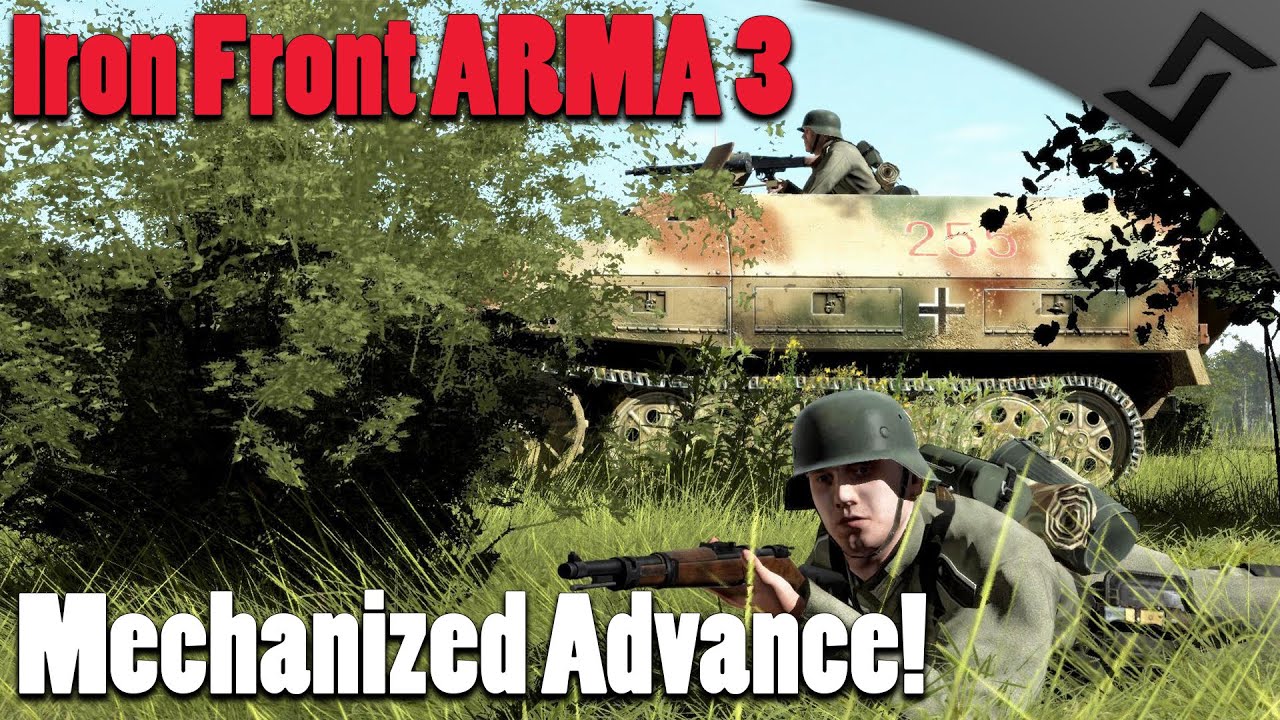 Iron Front ARMA 3 - Mechanized Advance! - Multiplayer FT-2 Game Mode 1944 IFA3