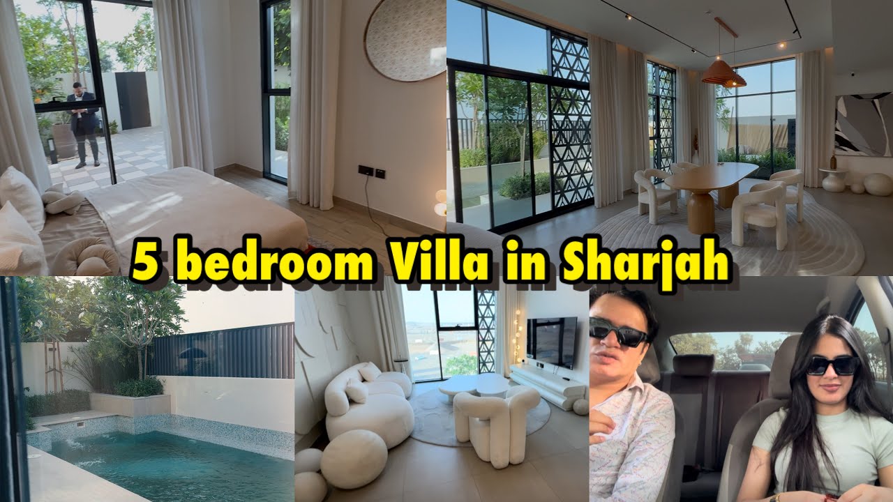 Touring a Contemporary 5-Bedroom Villa in Al Heyan by Alef || Sharjah