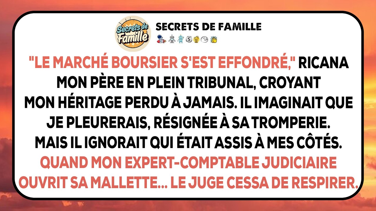 Mon père a dilapidé mon héritage et a blâmé la bourse - puis mon expert-comptable a ouvert...