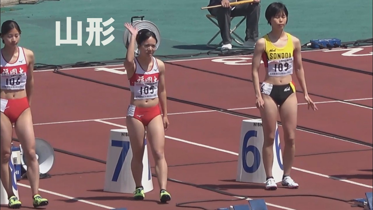 山形愛羽など 一般＆GP チャレンジレース 女子100m 吉岡スプリント出雲陸上206 YOSHIOKA SPRINT