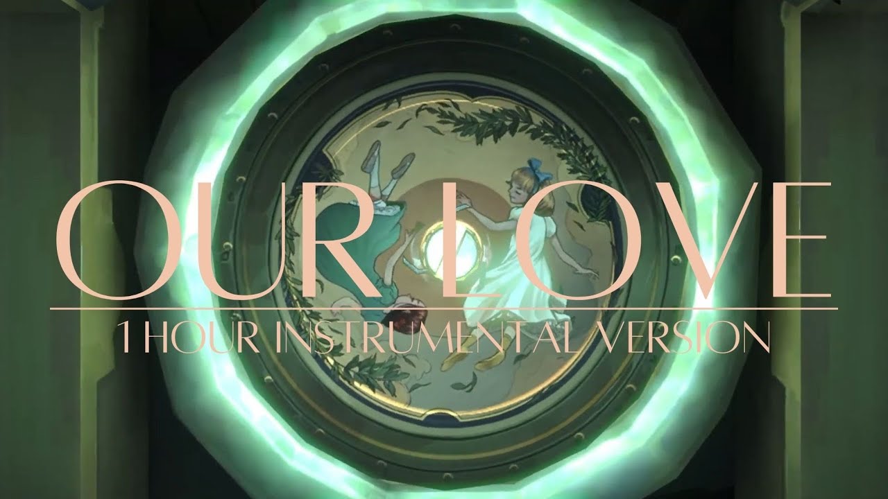 Curtis Harding - Our Love ft. Jazmine Sullivan INSTRUMENTAL Ver. (1 Hour Loop With Disc Spinning)