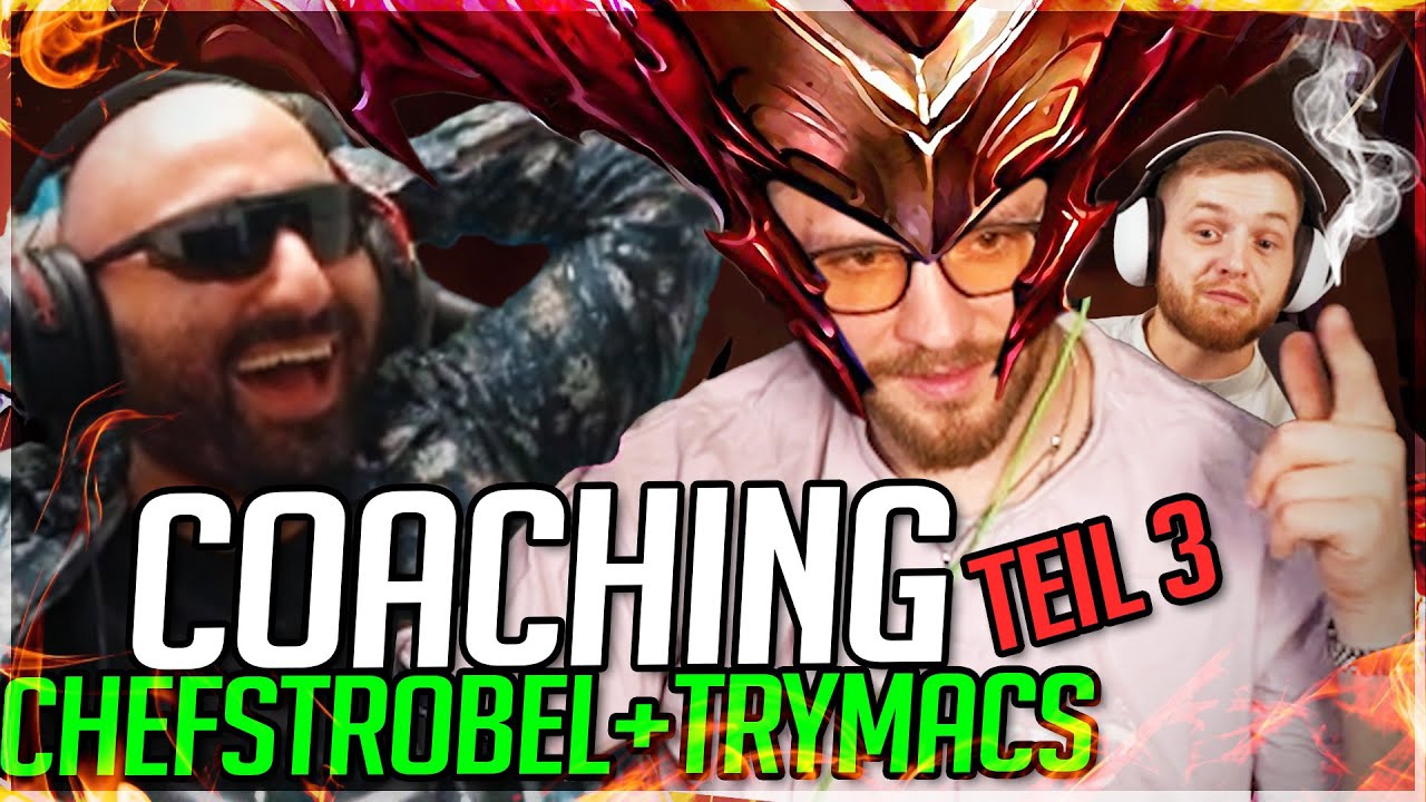 von STREAMSNIPERN und DRAMATISCHEN GAMES!! CHEFSTROBEL und TRYMACS werden GECOACHED!! [Teil 3]