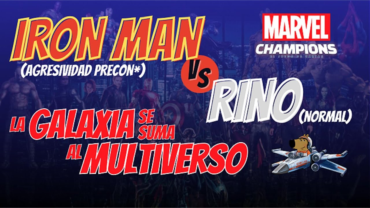 ¡Iron Man Contraataca! La Batalla Contra Rhino — Marvel Champions