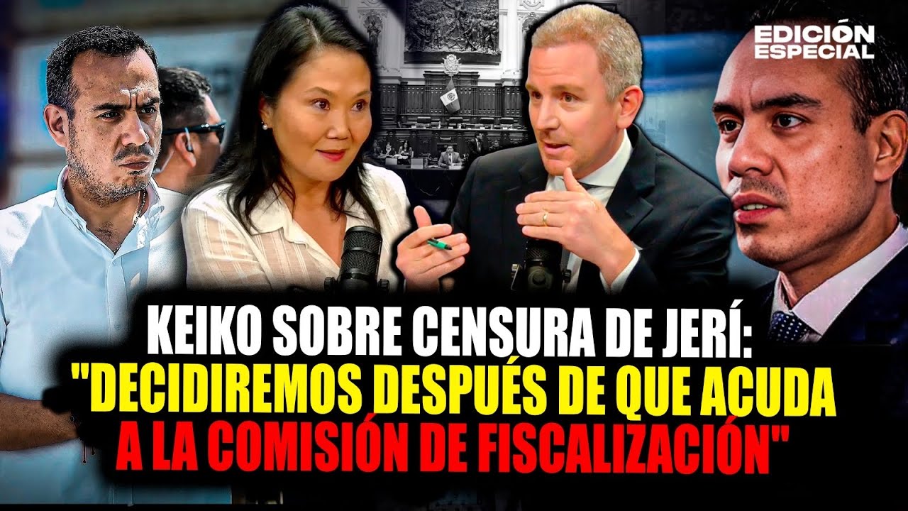 Keiko Fujimori elige a Edición Especial para su primera entrevista de campaña.