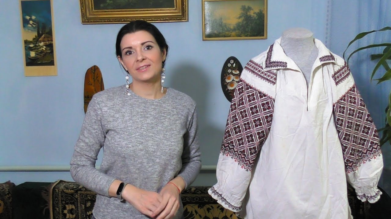 Вышиванка  с историей. Фасоны вышиванок сшитых вручную. Влог