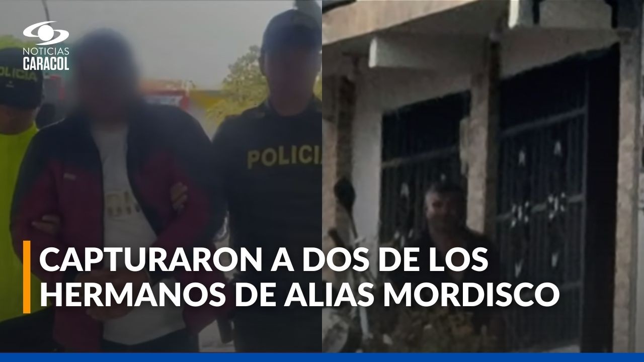 Policía captura a dos hermanos de alias Iván Mordisco y debilita estructura de su cartel