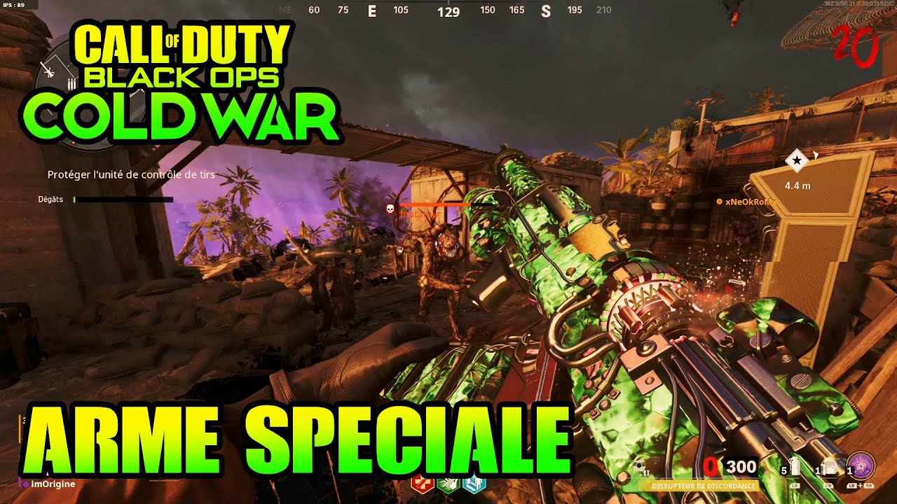 ARME SPECIALE FIREBASE Z ZOMBIE COD BLACK OPS COLD WAR FR