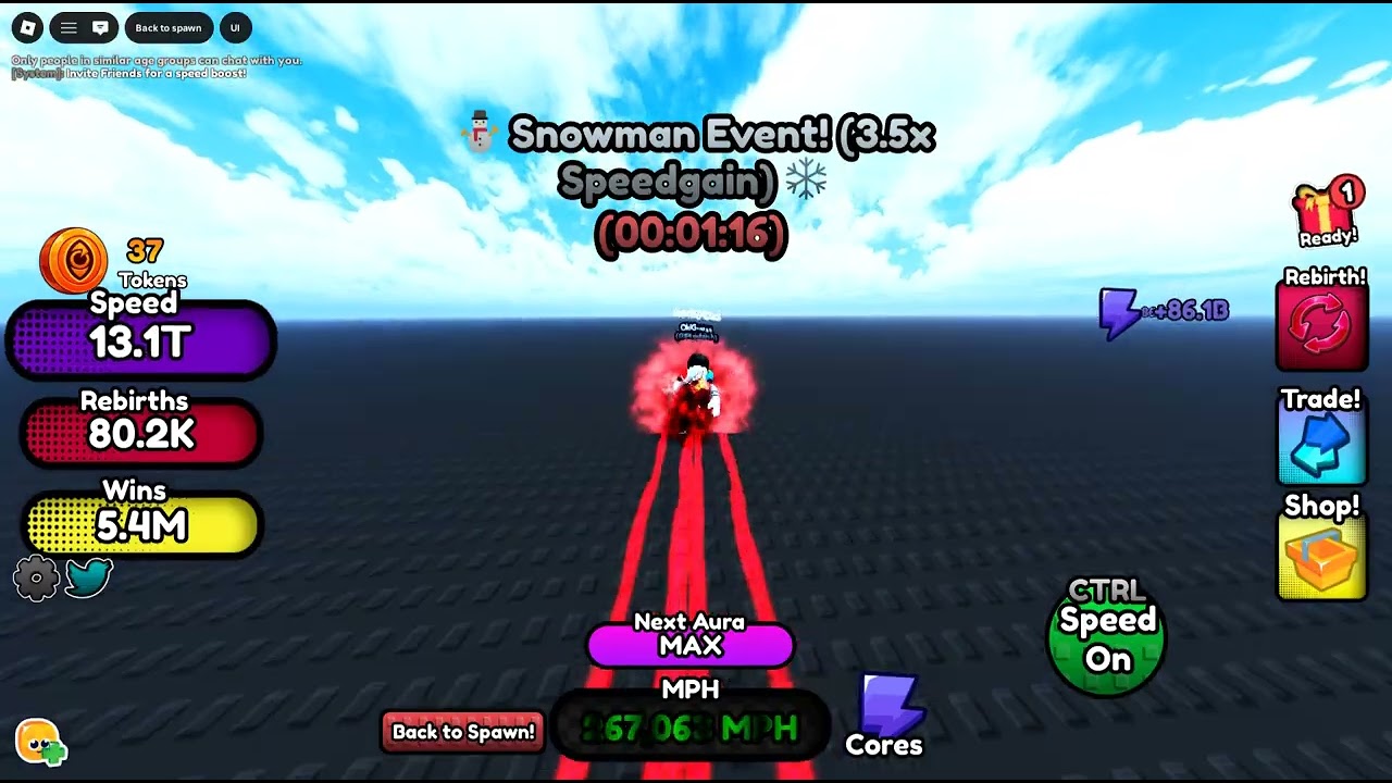 ROBLOX, Outrun A Speedster | Is the map really infinite?