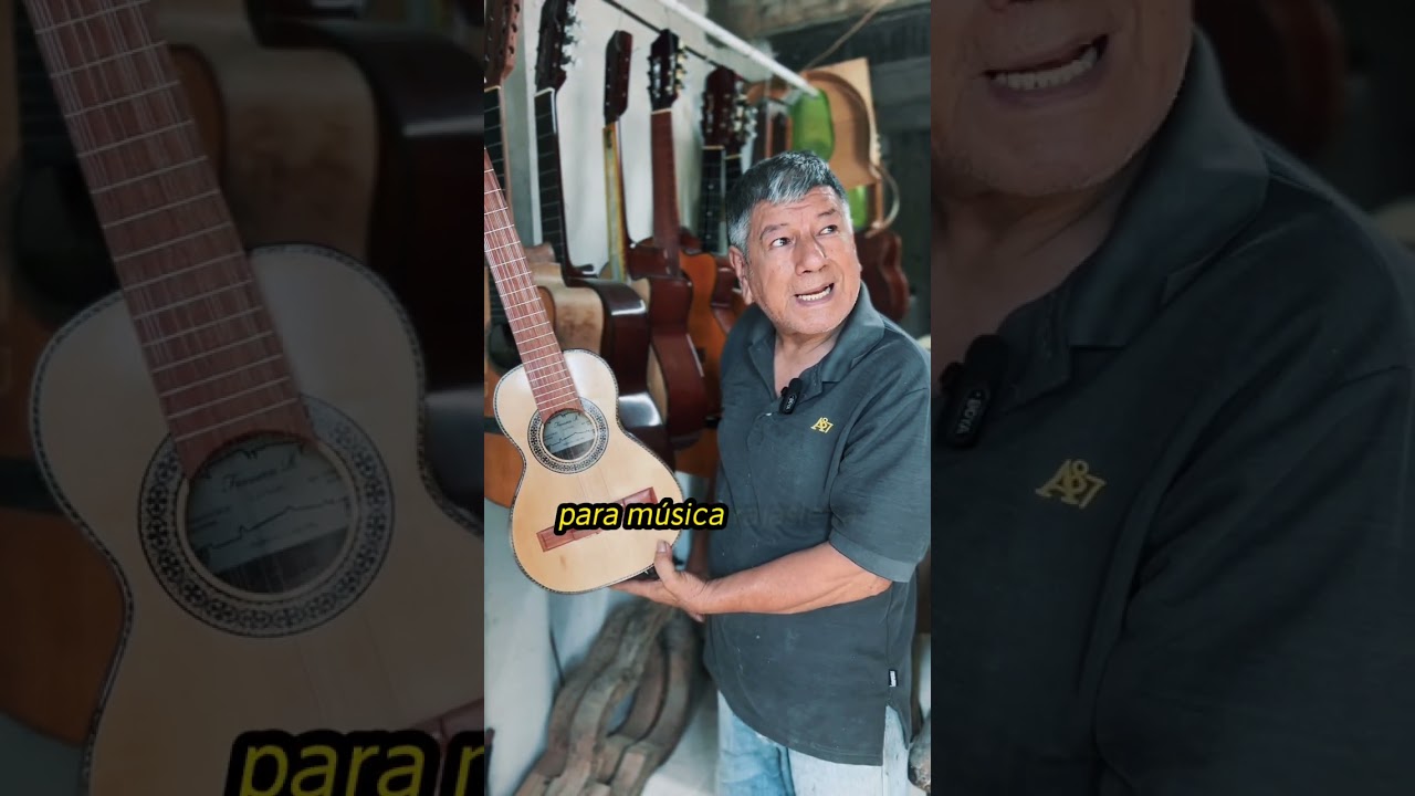 Rafael Fonseca Medina — uno de los pocos luthiers que aún quedan en Neiva.