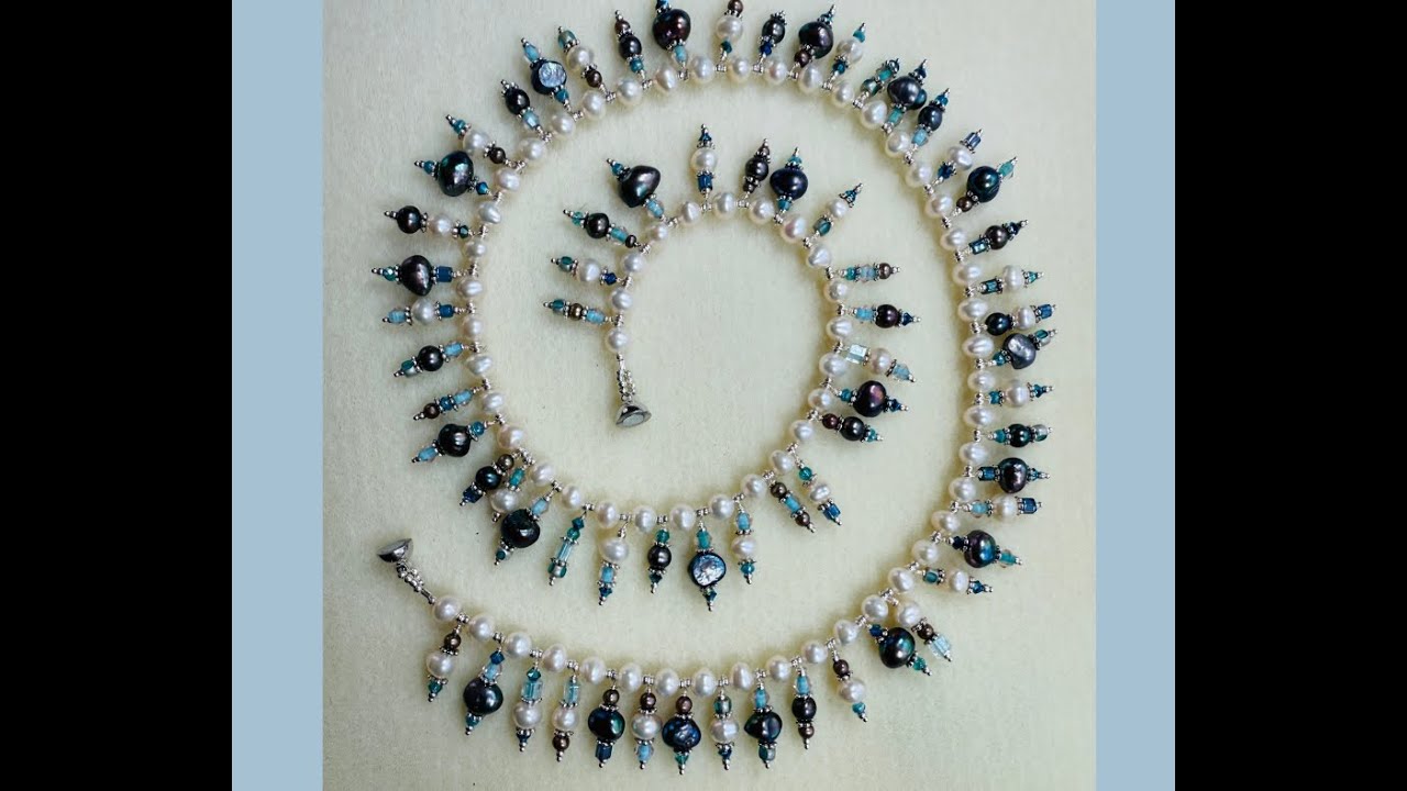 Dangle Pearl Necklace Tutorial