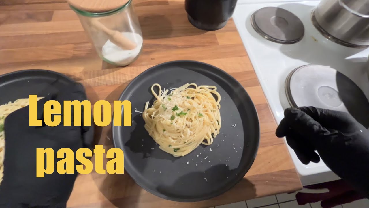 Quick cheesy lemon pasta