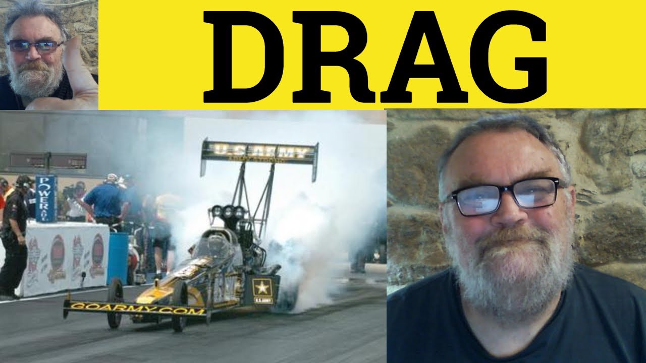 🔵Drag Meaning - Drag Examples - Drag in a Sentence - Drag Defined - Multi-Meaning Words - Drag