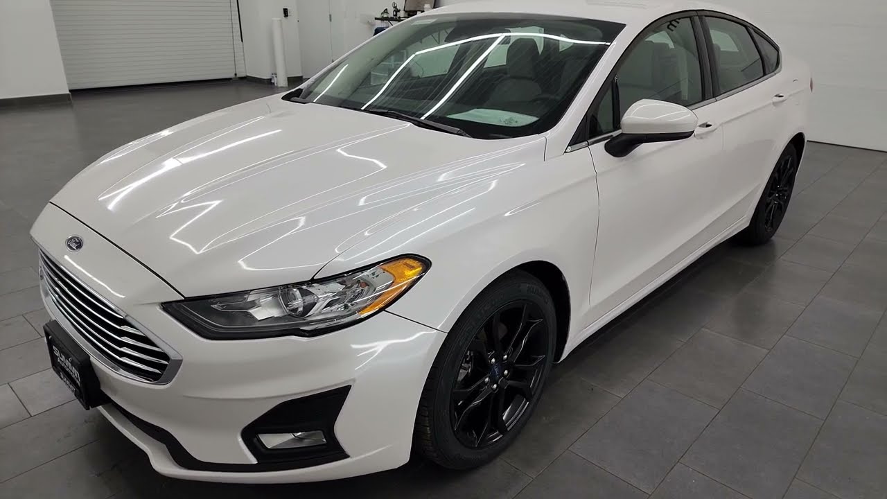 2020 FORD FUSION SE FWD WHITE PLATINUM METALLIC TRICOAT 4K WALKAROUND 23J289A SOLD!