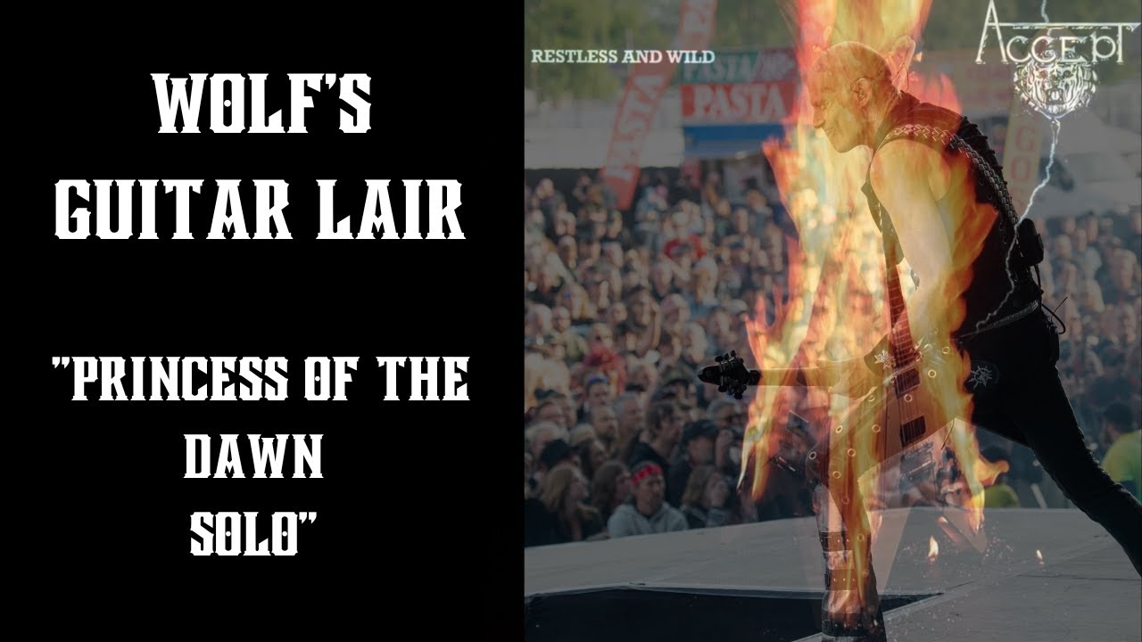 Wolf's Guitar Lair! Princess of the Dawn Solo