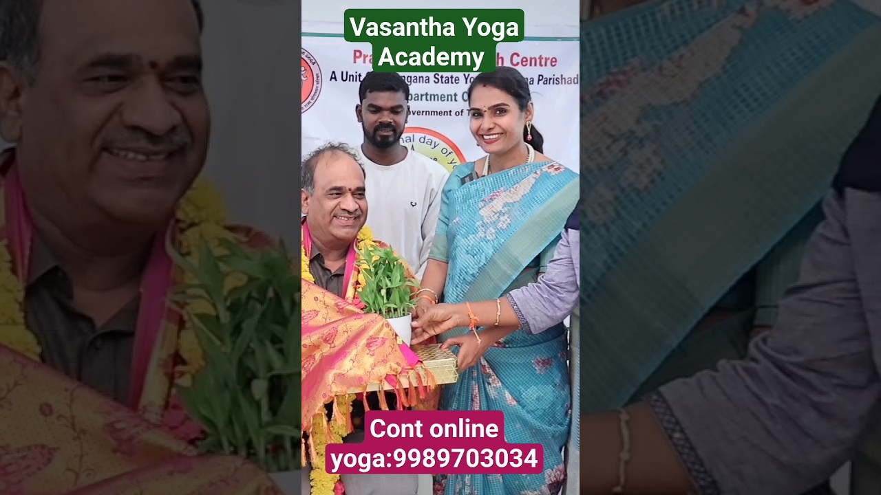 Vasantha Yoga Academy yoga day celebrations with Shri Sai Ram guruji