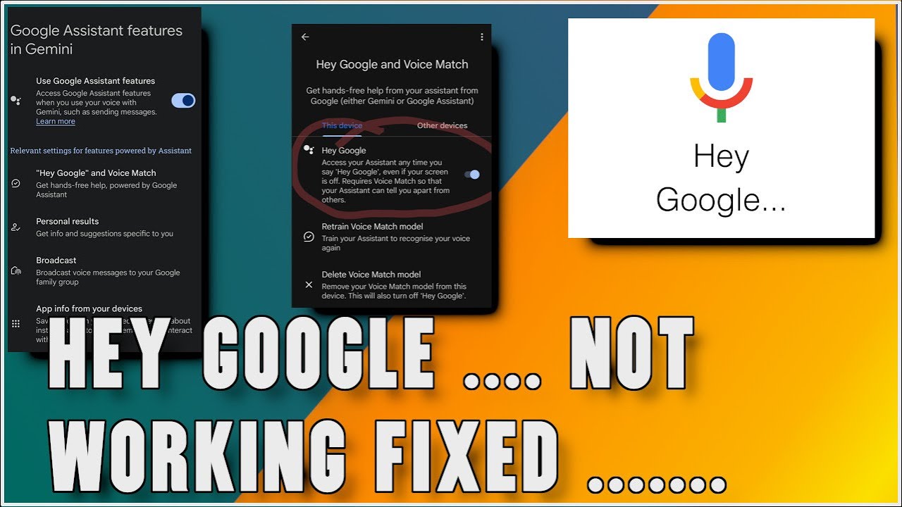 hey google doesn't work on my phone, FIXED