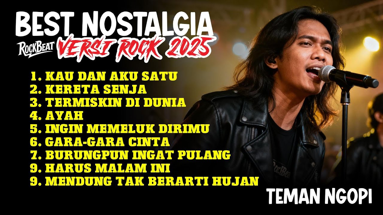 BEST POP NOSTAGIA VERSI ROCK 2025 | PALING ENAK DIDENGAR | Lagu Pop Versi Jadi Rock Powerful