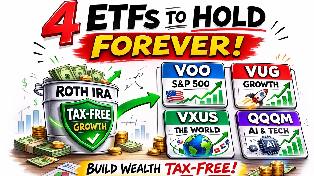 4 Best ETFs for Your Roth IRA in 2026 (Tax-Free Growth)
