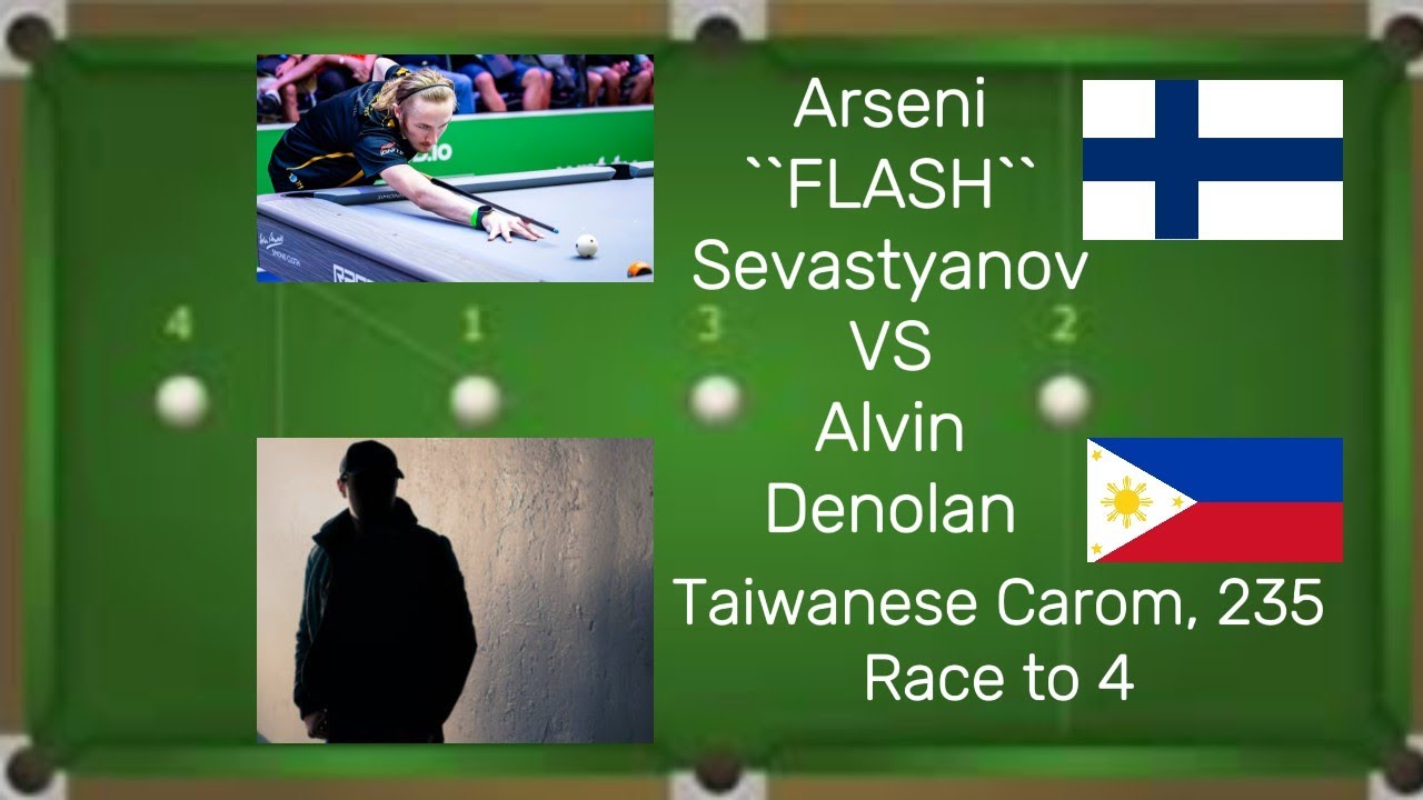 Flash 🇫🇮 vs Alvin Denolan 🇵🇭 Race to 4, 235