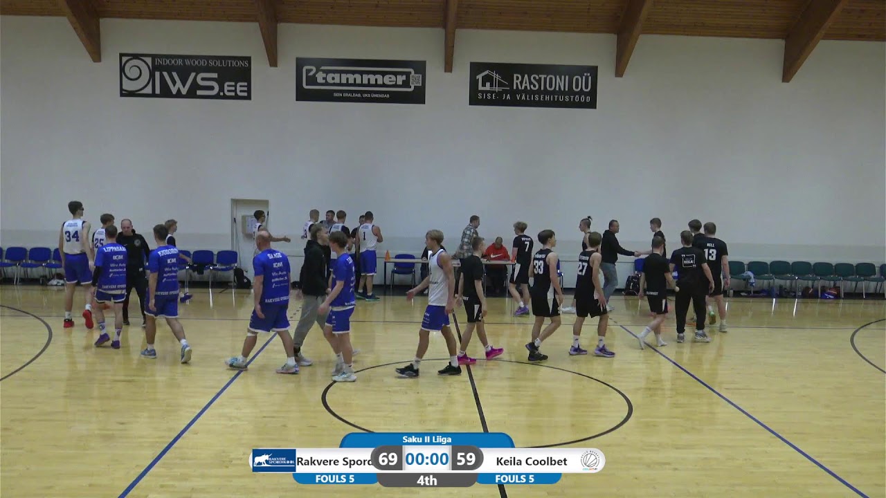 Rakvere Spordikool vs. Keila Coolbet