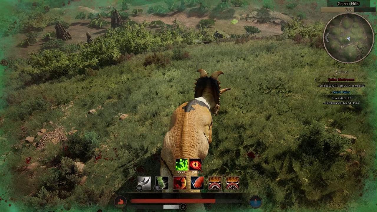 Path of Titans Official PVP Albertaceratops faces off in a 1v4