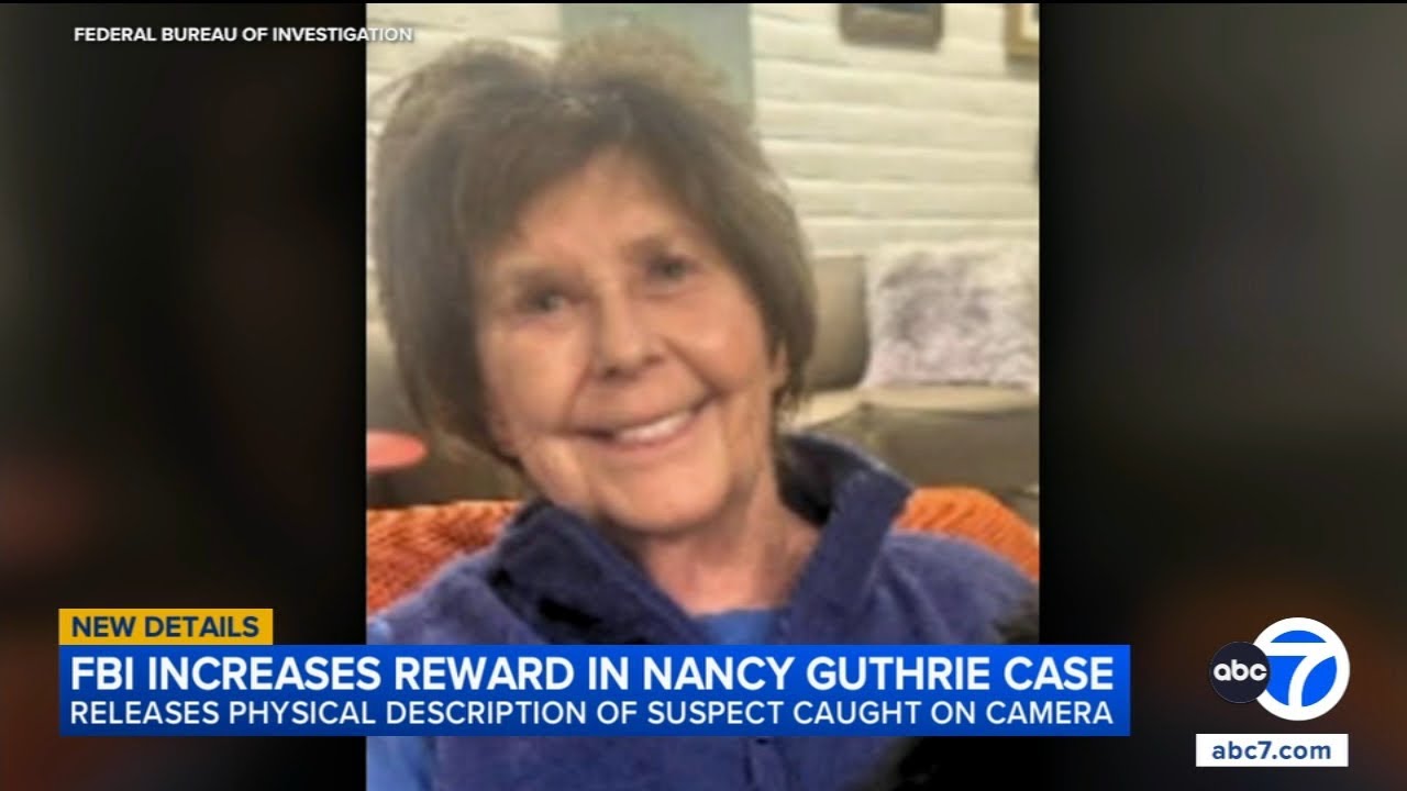 Nancy Guthrie case: FBI doubles reward as search continues