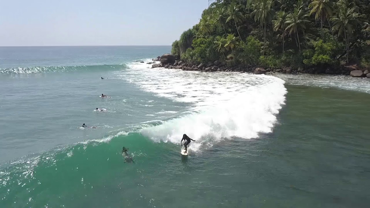 Surfing in Mirissa Sri Lanka