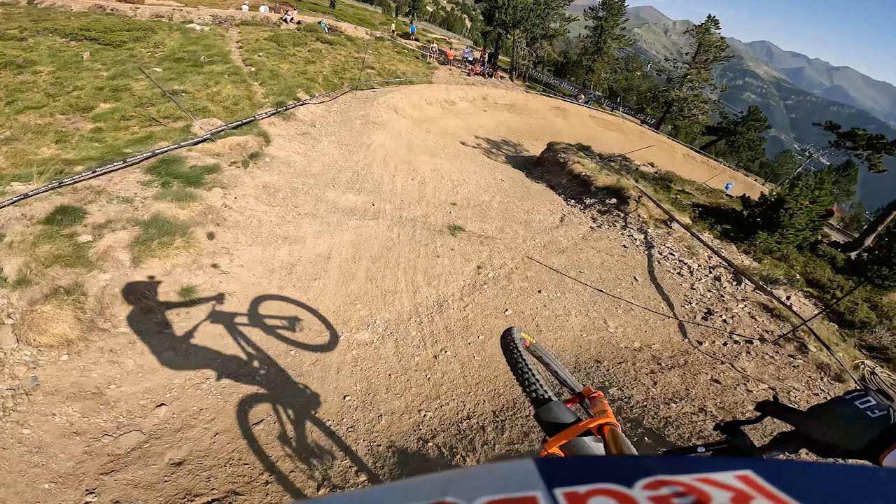 Jackson Goldstone Winning Run | UCI Downhill MTB World Cup 2022 in Vallnord