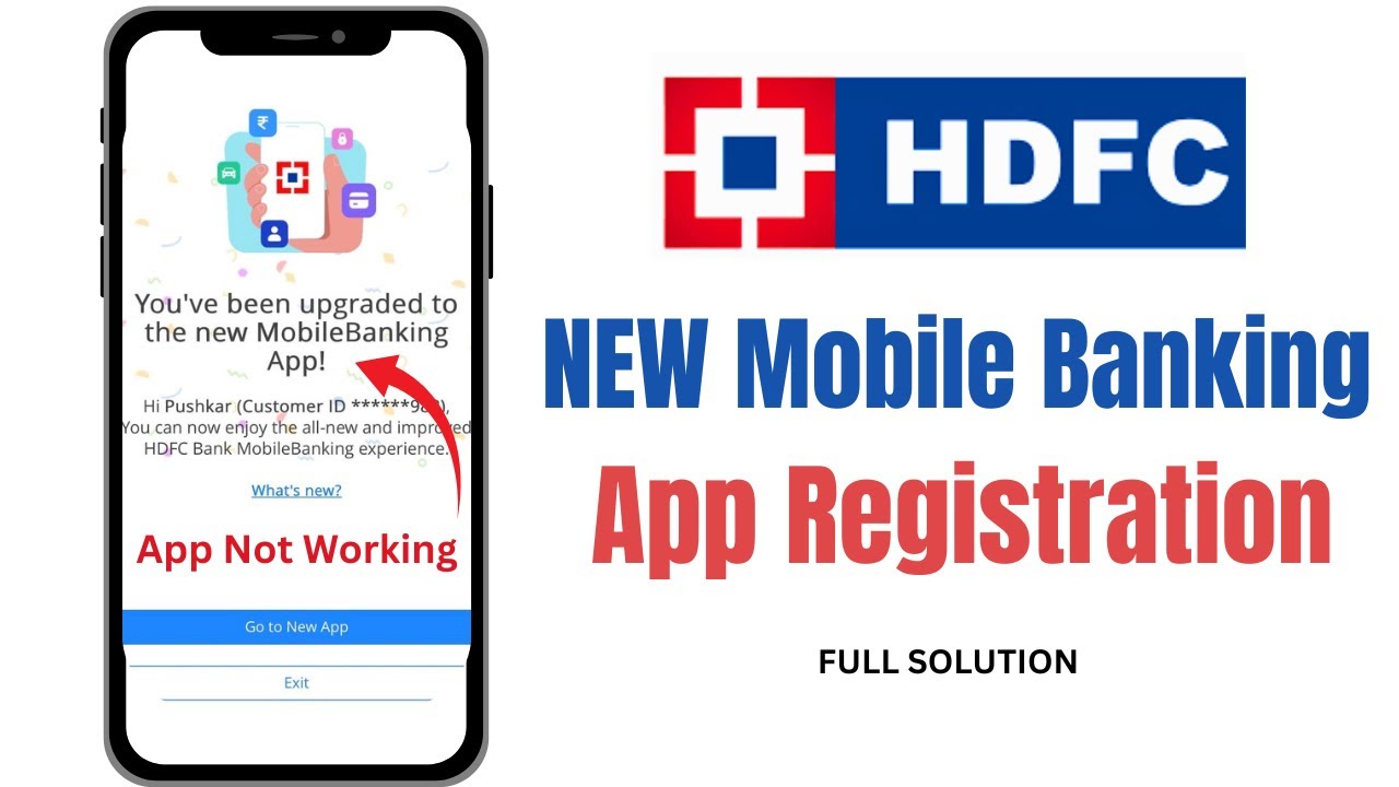 HDFC New Mobile Banking App Registration Kaise Kare | HDFC New Update 2026