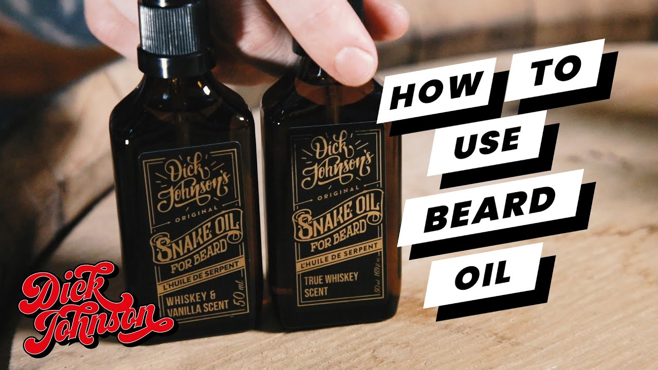 Dick Johnson's Academy: How To Use Beard Oil