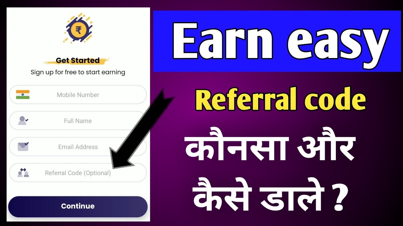 Earn easy referral code | earn easy app referral code #earneasy @Technicalindia1