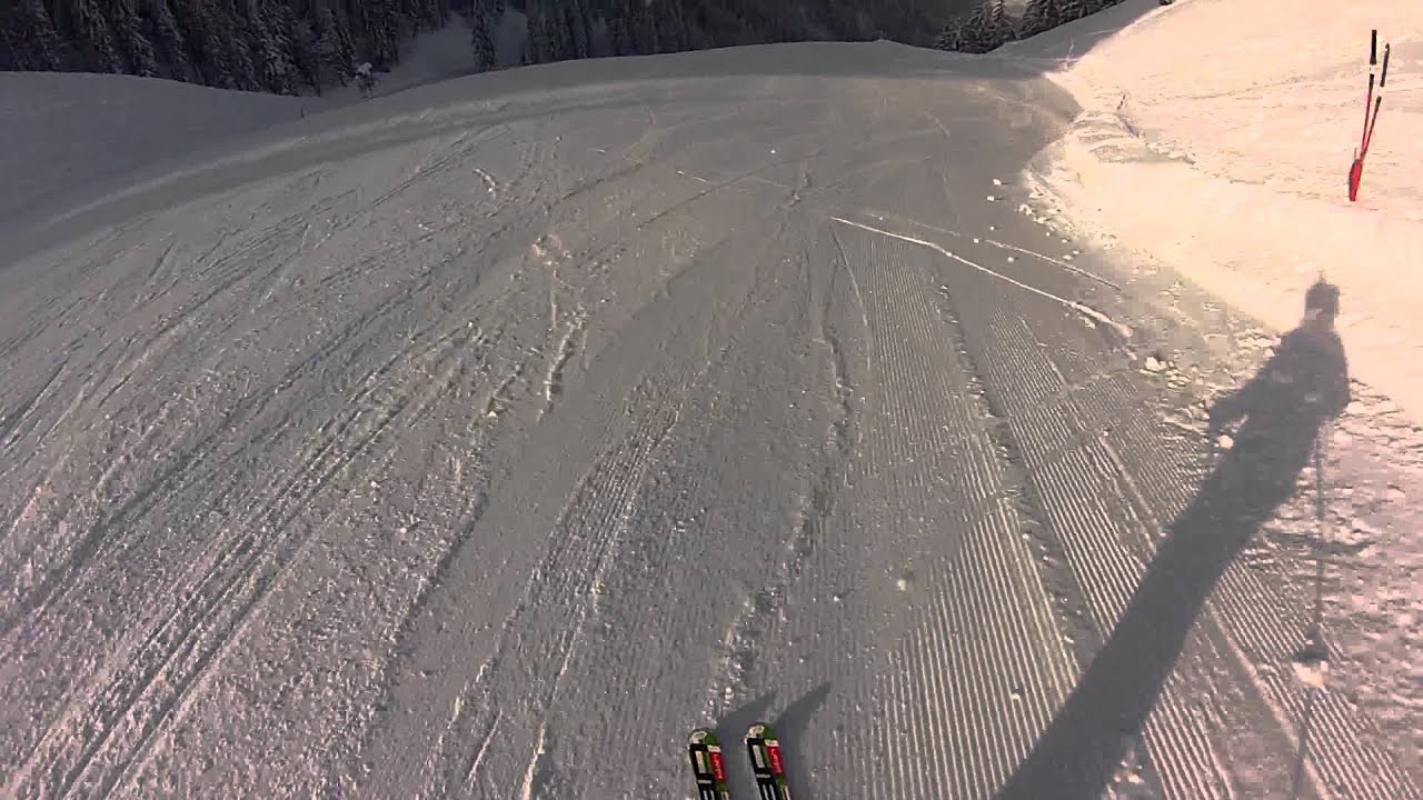 Werfenweng Abfahrt 1.,Februar 2013,Gopro