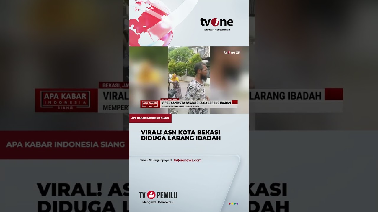 ASN Kota Bekasi Marah marah Larang Aktivitas Ibadah di Rumah yang Digelar Tetangga | tvOne