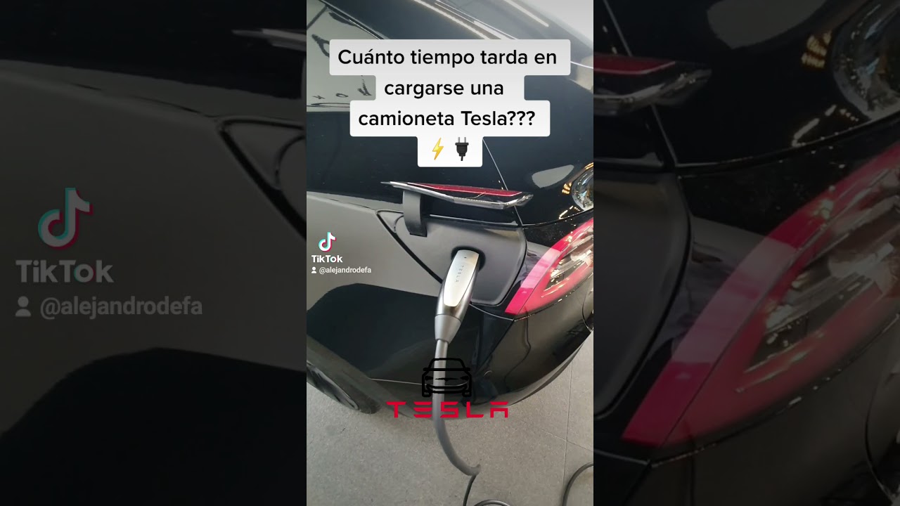 Cu&aacute;nto tiempo tarda en cargar un Tesla???