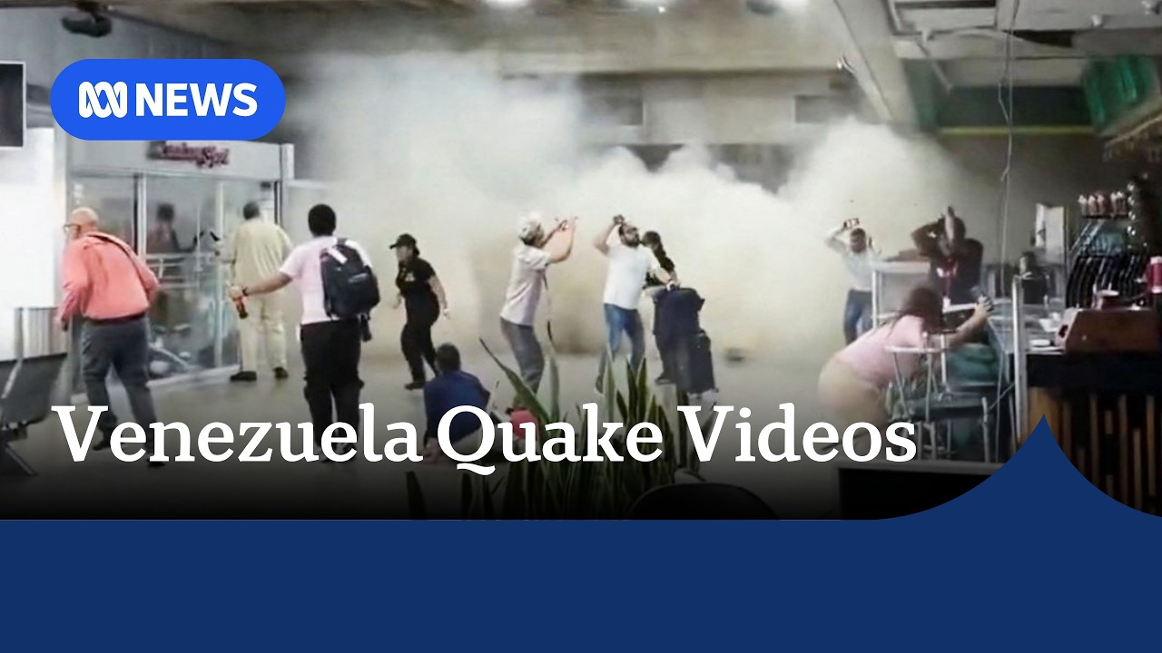 Verified video captures destructive twin earthquakes in Venezuela | ABC NEWS