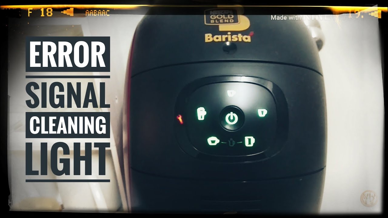 How to clean the Nescafe Barista Coffee Machine