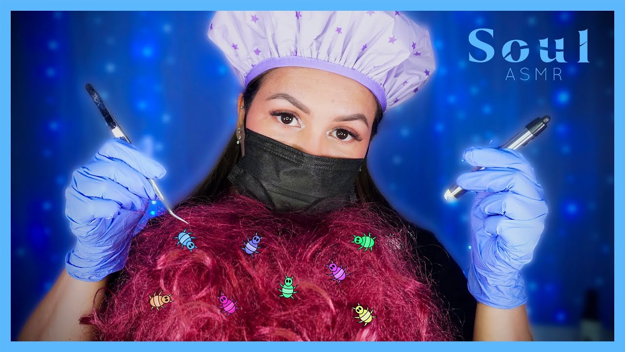 asmr tu amiga te busca piojos | Soul ASMR