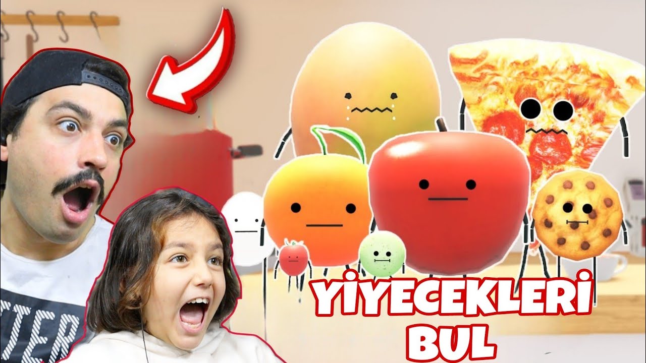 GİZLENEN YİYECEKLERİ BUL VE ONLARA DÖNÜŞ 😅 Roblox Secret Find Staycation