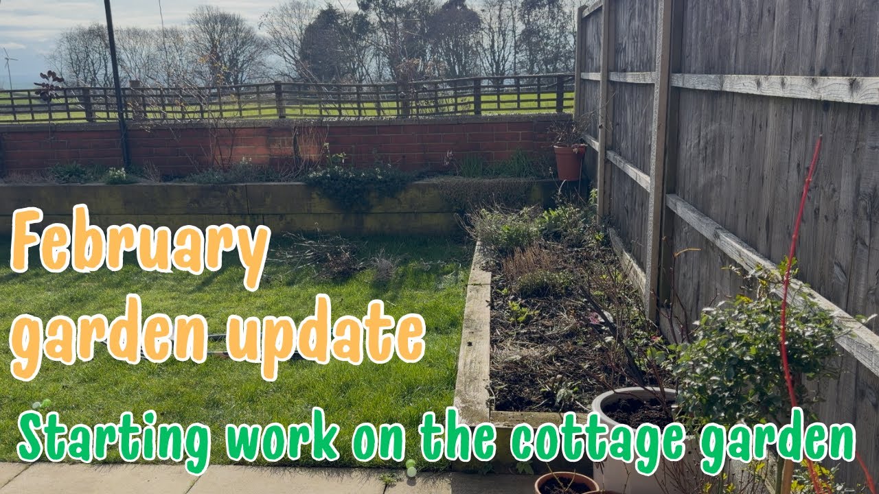 February garden update | Working on the cottage garden