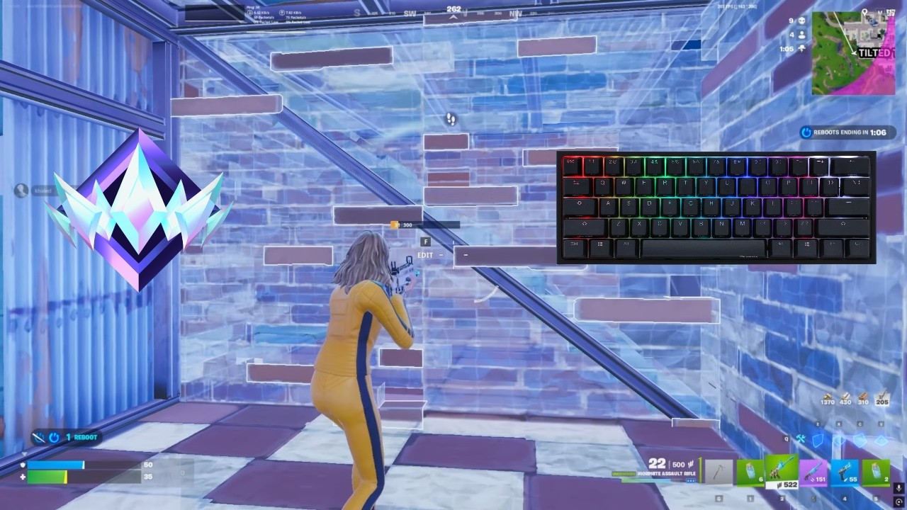 Fortnite OG Ranked Reload 🏆 Satisfying Keyboard Fortnite 200 FPS 4K