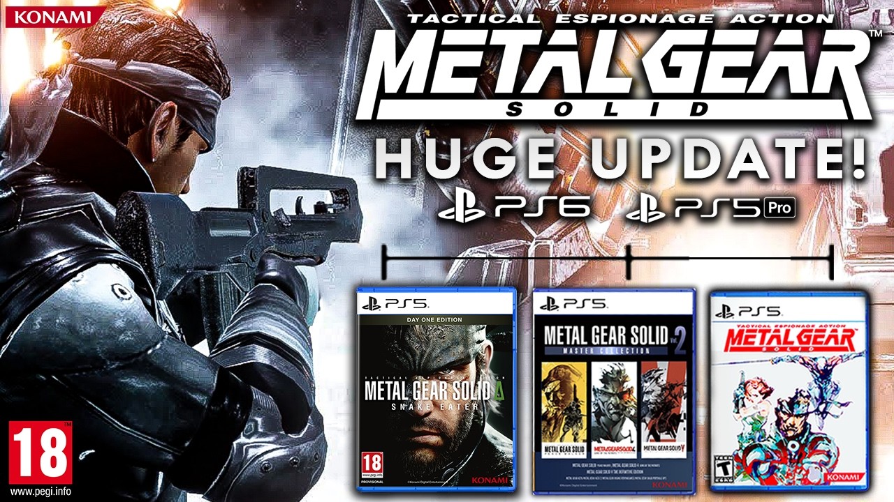 Konami's Metal Gear Solid&trade; 2025 Plans | MGS 1 Remake, MGS 4 Remaster, Kojima's PHYSINT, DS2 & More!