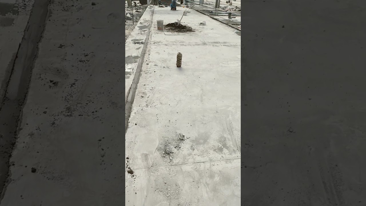 floor curing by ponding 👌🏻😍👌#youtubeshorts #shortvideo #ytshorts #curing