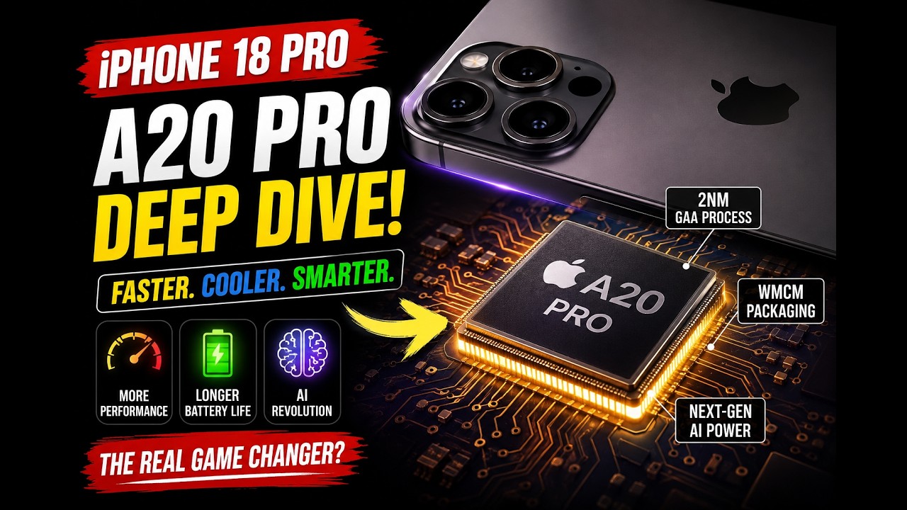 Apple A20 Pro Chip Explained: The iPhone 18 Pro Secret Weapon